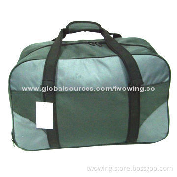 Duffel Bag with 600D Polyester PU Fabric